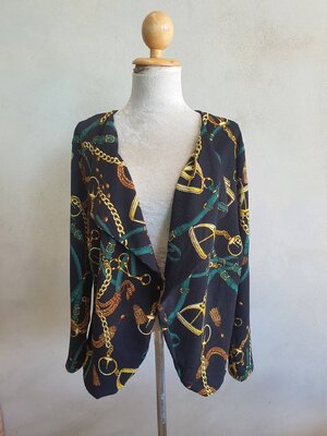 FF05071 เสื้อคลุมมือสอง สาวอวบ พลัสไซส์ UPS & DOWNS อก FREE-52 นิ้ว