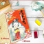 (Pre-order) หนังสือภาพระบายสีพร้อมบทกลอนการ์ตูนจิบิสไตล์จีนโบราณ 梦长安 咏洛川
