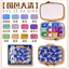 (สถานะสินค้าดูที่ตัวเลือกนะคะ) ตลับสีน้ำจีนประกายมุกยี่ห้อ FeiLe Niao 12 สี แบบพกพา