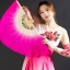 พัดฟ้อนรำจีนสำหรับนักเรียน 真丝舞蹈扇跳舞一对儿童 Chinese Silk Fan Dancing for Student