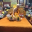 กุมารทอง หลวงปู่แย้ม วัดสามง่าม จ.นครปฐม ปี58 รุ่นมหารวย องค์ทองฐานน้ำเงิน ขนาดบูชา