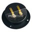 (แพค 2 ชิ้น) แท็ปลำโพง 2P Speaker Connector ทรงกลม ขนาด 8.2 cm บานาน่าแจ๊คคู่พลาสติค