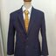 Suit0021 เสื้อสูท นำเข้า มือสอง สีกรมท่า แบรนด์ saint อก 38 นื้ว