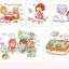 (Pre-order) หนังสือสอนระบายสีไม้ภาพการ์ตูนน่ารักแบบง่ายๆ