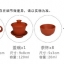 ชุดน้ำชาจีนโบราณ ชุดสุดคุ้ม (สีน้ำตาล) 茶杯-纯红套装三