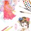 (Pre-order) หนังสือภาพระบายสีลายเส้นการ์ตูนจีนย้อนยุค "HANFU"