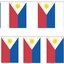ธงชาติฟิลิปปินส์ ธงราวประเทศสาธารณรัฐฟิลิปปินส์ ang pilipinas Maliit na pambansang watawat The Philippines National Flag Small Flag for Decoration ธงชาติประเทศสาธารณรัฐฟิลิปปินส์ สำหรับประดับตกแต่งในงาน ตกแต่งสถานที่ ราคาถูก