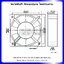 พัดลมระบายความร้อน AC 220V 15050HBL บอลแบริ่ง Ball Bearing ขนาด 6 นิ้ว (15x15x5 ซม.)