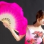 พัดฟ้อนรำจีนสำหรับนักเรียน 真丝舞蹈扇跳舞一对儿童 Chinese Silk Fan Dancing for Student