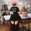 Snail Shell Staff Uniform (Black) Doll Outfit Set Complete Model Optional Part (DOLL ACCESSORY)(Pre-order)