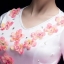 2019 ชุดฟ้อนรำสตรีจีนแขนเสื้อกระโปรงยาว 2019新款扇子舞台中国风成人水袖舞蹈服装 2019 Classical Chinese Long Sleeve Dance Costume