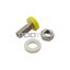 บานานาแจ๊ค ซ็อคเก็ต ตัวเมียขนาด 2 มม. สีเหลือง Banana Jack Socket 2mm yellow