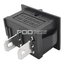 KCD1 สวิตช์กระดก ON-OFF เล็ก 2 ขา สีดำ Rocker Switch 2 Pin l-O 6A 250V AC