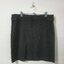 FF06342 กระโปรงสั้นมือสอง สีดำลาย แบรนด์ MNG เอว 32 นิ้ว