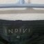FF06333 กางเกงผ้า สีดำลาย แบรนด์INDIVI เอว 29 นิ้ว