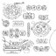 (Pre-order) หนังสือภาพลายเส้นสีขาว-ดำ สำหรับระบายสี อาหาร