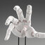 Takahiro Kagami ARTIST SUPPORT ITEM HAND MODEL MEN'S/R -WHITE- Action Figure(Pre-order)