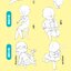 (Pre-order) หนังสือตัวอย่างโครงร่างบอดี้ท่าทางการเคลื่อนไหวสำหรับงานวาดคาแรคเตอร์ Q-Style