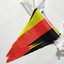 ธงชาติเยอรมนี (ธงราวเยอรมนี แบบสามเหลี่ยม) Germany Flag Small Flag Decoration ธงชาติเยอรมัน ธงชาติประเทศเยอรมนี สำหรับประดับตกแต่งในงาน ตกแต่งสถานที่ ราคาถูก