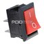 KCD1 สวิตช์กระดก ON-OFF เล็ก 2 ขา สีแดง Rocker Switch 2 Pin l-O 6A 250V AC