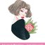 (ลดราคา-Clearance Sale) หนังสือเทคนิคระบายสีไม้ภาพผู้หญิง Girl's time