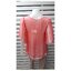 FF02754 เสื้อผ้ามือสอง ชีฟอง สีส้มแดง มือสอง อก 34 นิ้ว