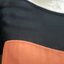 FF02414 เสื้อผ้ามือสอง ช่ีฟอง สีดำส้ม อก 34 นิ้ว