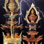 ท้าวเวสสุวรรณ คลังสมบัติ2 หลวงพ่อหวั่น วัดคลองคูณ จ.พิจิตร เนื้อสัมฤทธิ์อาบทองลงยาสีดำ