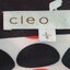 FF04271 เสื้อผ้ามือสอง ลายจุดส้ม แบรนด์ cleo อก 40-42 นิ้ว