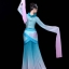 ชุดฟ้อนรำเสื้อแขนยาวสตรีจีน 中国风水袖舞蹈服 Chinese Female Sleeve Dance Costume