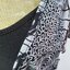 FF04050 เสื้อผ้ามือสอง สีดำลาย แบรนด์ SERE MADE อก 40-44 นิ้ว
