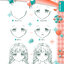 (Pre-order) หนังสือตัวอย่างคาแรคเตอร์การ์ตูนผู้หญิงน่ารักๆ