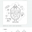 (Pre-order) หนังสือสอนวาดลายเส้นน่ารักสีขาว-ดำ EASY LIFE