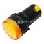 AD16-22DS 24V 22 mm ไพล็อตแลมป์ Pilot Lamp ไฟตู้คอนโทรล สีส้ม