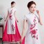 ชุดกี่เพ้าสตรีเวียดนาม อ๊าวส่าย อ๊าวหย่าย áo dài: Áo dài sườn xám Việt Nam dành cho nữ Vietnamese Women Ao Dai Cheongsam Dress