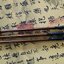 ชุดพู่กันจีน Jiān háo (3 ด้าม/ชุด) พร้อมที่วางพู่กันไม้ 1 อ้น 毛笔 Chinese Calligraphy Brush