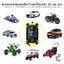 FOXSUR รุ่น FBC122408D เครื่องชาร์จฟื้นฟูแบตเตอรี่รถยนต์ 12V 8A, 24V 4A
