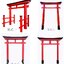 ประตูโทริอิญี่ปุ่น สำหรับตกแต่งสถานที่ 鳥居 Torii Gate Japanese Style Decorations