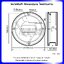 พัดลมระบายความร้อนแบบกลม AC 220V 17250HBL บอลแบริ่ง Balll Bearing ขนาด 6 นิ้ว (17x17x5 ซม.)