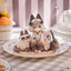 [Bonus] DLC Series Tea Time Cats x Siamese Cat Azuki-san Friendship Collaboration Exclusive Set Complete Figure(Pre-order)