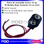 ขั้วถ่าน 9V แบบกดคลิป สายยาว 15 ซม. 9V Batterry Snap Connector 15 cm. Cord