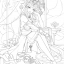 (Pre-order) สมุดภาพระบายสีลายเส้นการ์ตูนจีนย้อนยุค Feng Shen Bang