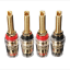Binding Post Long Thread Banana Plug Terminal Gold Plated ( 1 คู่ )