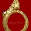 กำไลนิ้ว(แหวน)เพชรพญานาค กะไหล่ทองคำ ฝังเพชรพญานาคพลอยสี ชมพู (รักหวาน)