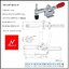 SH-GH-20752 B แคล้มจับแนวนอน Horizontal Toggle Clamp