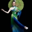 2019 ชุดสตรีสำหรับการแสดงฟ้อนรำร่มจีน 2019新款古典演出服飘逸广场舞扇子舞套 2019 New Classical Chinese Elegant Square Fan Dance Costume
