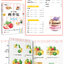 (Pre-order) หนังสือระบายสีไม้ภาพอาหารระดับเริ่มต้น