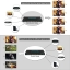 SGEYR เครื่อง HDMI Matrix 4x4 HDMI True Matrix Switcher 4K 4 to 4 HDMI Switch Splitter RS232