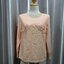 FF05959 เสื้อชีฟอง มือสอง สีโอรส อก 35 นิ้ว