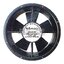 พัดลมระบายความร้อนกลม AC 220V 25489HBL บอลแบริ่ง Balll Bearing ขนาด 10 นิ้ว (25.4x25.4x9 ซม.)